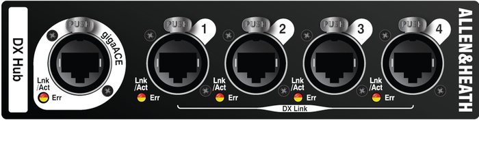 Allen & Heath DX-HUB DX I/O Expander - 4 DX Ports DX-HUB