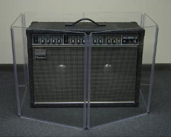 Clearsonic A1824X4 24" x 72" 4-Section Clear Acoustic Isolation Panel A1824X4