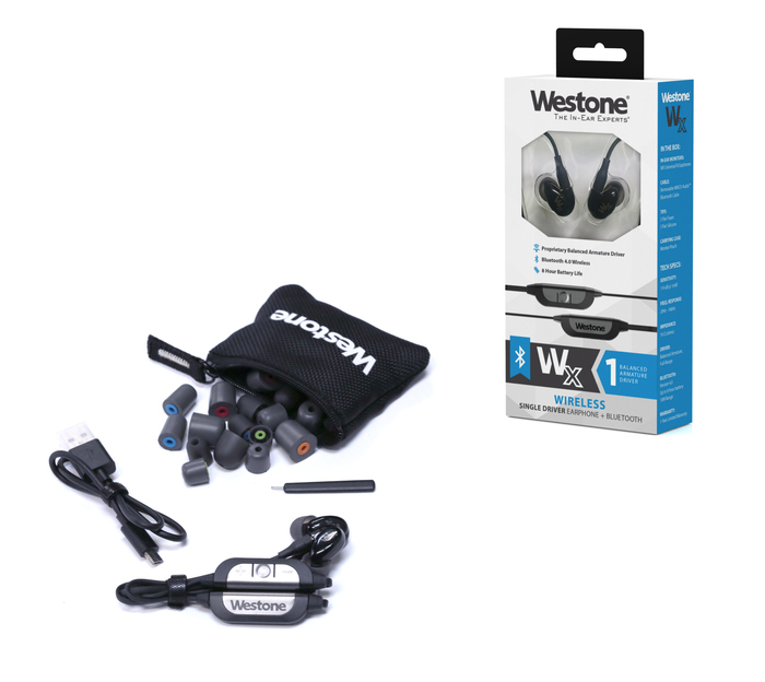 Westone Wx Balanced Armature Driver Earphone with Removable Bluetooth Cabl WX-WESTONE