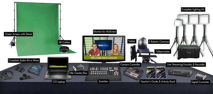 Datavideo Corporation EPB-2100 Educator's Video Production Bundle with Cameras EPB-2100