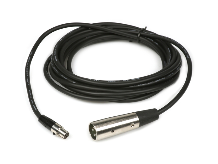 Crown D6640-3 15' Black Mic Cable D6640-3