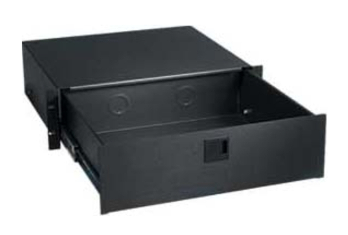 Chief SDR3-A 3 RU Black Anodized Sliding Drawer