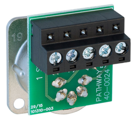 Pathway Connectivity 40-0024 D Series 5-pin Male XLR Connector With Terminal Block