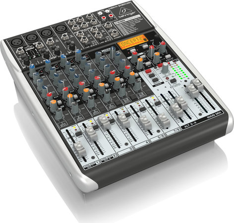 Behringer QX1204USB 12-Ch 2/2Bus USB Mixer, with Klark Teknik FX QX1204USB