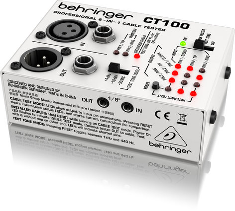 Behringer CT100 Cable Tester CT100