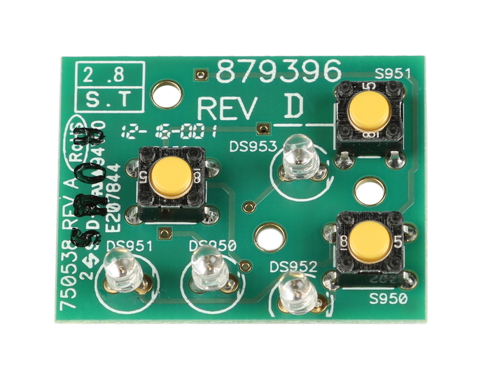 Telex F.01U.110.774 Top Panel PCB For TR-8