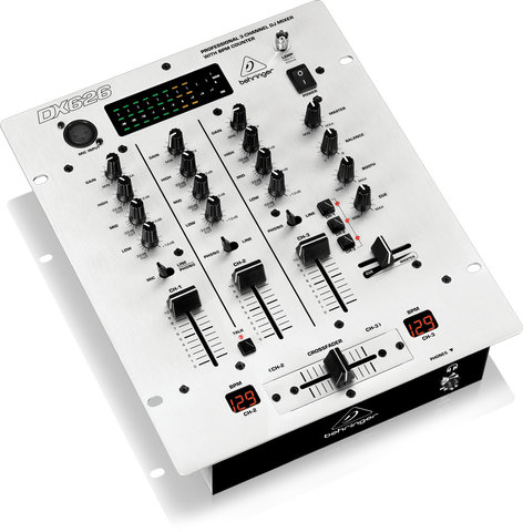 Behringer DX626 3-Channel DJ Mixer with BPM Counter DX626