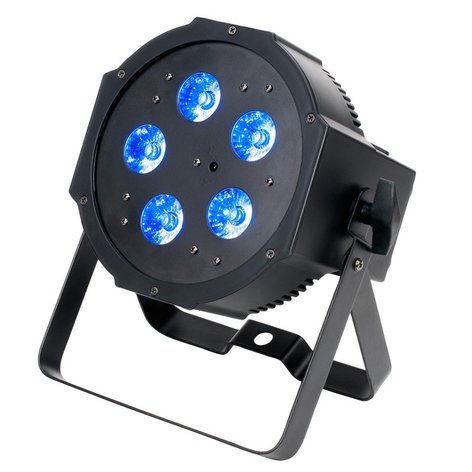 ADJ Mega QPlus Go 5 x 4W - 4 in 1 RGB + UV Compact LED Par with DMX and Compact Battery MEGA-QPLUS-GO