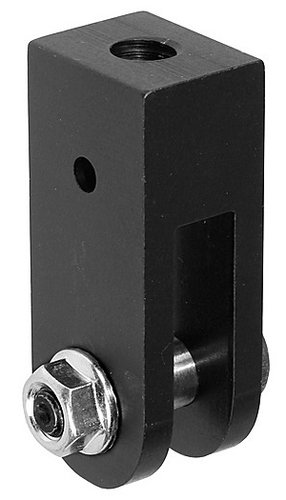 The Light Source MBAT-TRH.500B 1/2" Threaded Rod Hanger For Mega-Batten Clamp, Black