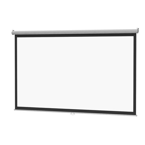 Da-Lite 36457 57.5" x 92" Model B Projection Screen, with CSR, Matte White 36457