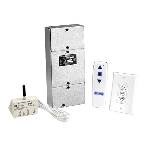 Da-Lite 82433 Radio Frequency Wireless Remote Control, Single Motor LVC, For Da-Lite Single Motor Screens 82433