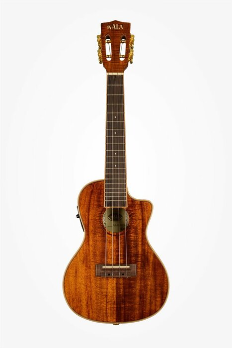 Kala KA-KCGE-C Hawaiian Koa Concert Cutaway Ukulele With EQ