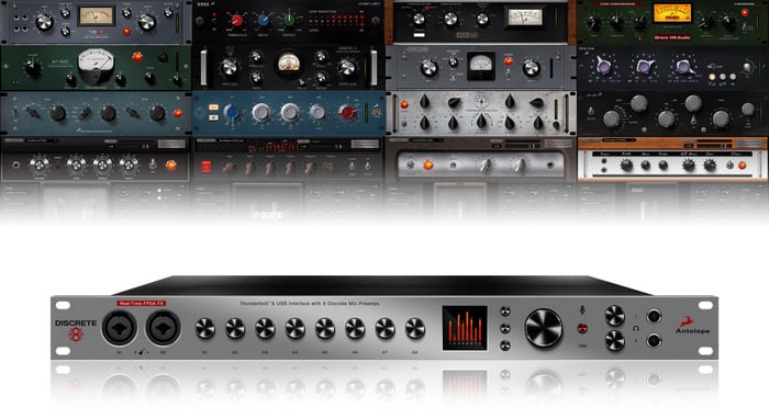 Antelope Audio Discrete 8 + FX Console-grade Discrete 8 Mic Preamp with Premium FX Pack DISCRETE-8+FX