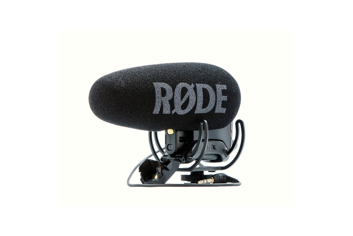 Rode VIDEOMIC-PRO-R+ Compact Directional On-Camera Microphone With Rycote Lyre Shock Mount