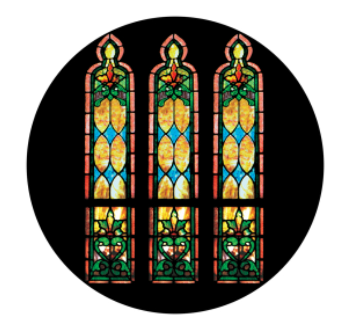 Apollo Design Technology CS-0115 Stained Glass Windows Morning ColourScenic Glass Gobo CS-0115