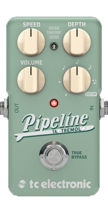 TC Electronic  (Discontinued) PIPELINE-TAP-TREMELO Pipeline Tap Tremolo Effects Pedal With Sequencer