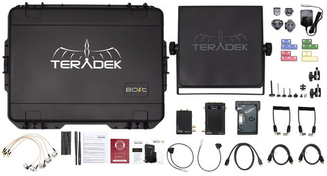Teradek Bolt 1000 Deluxe Kit SDI/HDMI Wireless Video Transceiver Set with Receiver V Mount Included TER-10-0965-1V
