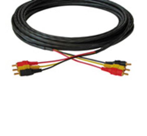 Kramer CP-3RVAM/3RVAM-50 50 ft. Triple RCA Male to Male Plenum Cable (with Left & Right Audio) CP-3RVAM/3RVAM-50