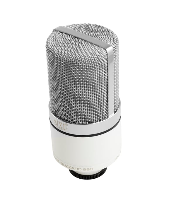 MXL BLIZZARD-990 Blizzard 990 Side Address Condenser Microphone With Blue LED *Limited Edition*