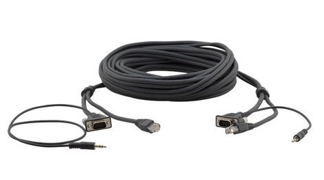Kramer C-GMAC/GMAC-6 15-pin HD, 3.5mm & RJ-45 Cable, 6 feet C-GMAC/GMAC-6