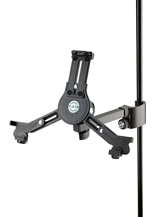 K&M Stands 19791 Universal Tablet Holder, Black 19791