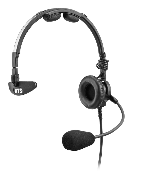 RTS LH-300-DM-A4F Single Sided Microphone Headset With A4F Connector