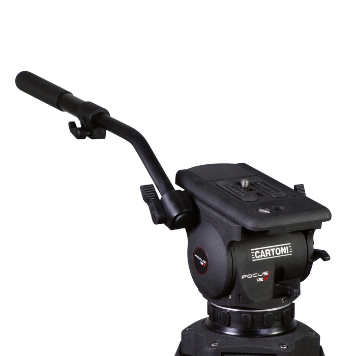 Cartoni SDS12AXM Focus 12 2-Stage Smart Stop Tripod Wtih Mid Level Spreader