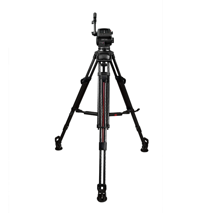 Cartoni SDS12CXM Focus 12 2-Stage CF Smart Stop Tripod Wtih Mid Level Spreader