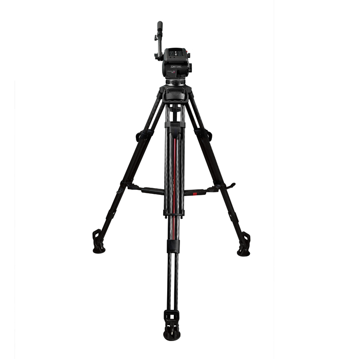 Cartoni SDS22AXM Focus 22, 2-Stage Al 100mm Smart Stop Tripod With Mid Level Speader