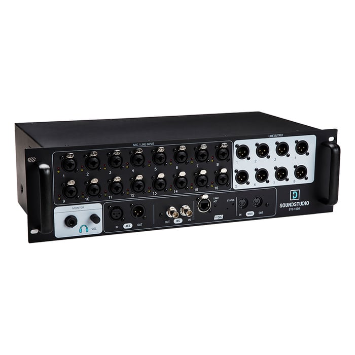 Waves SoundStudio STG-1608 StageBox With 16-Inputs And 8-Outputs, SoundGrid Connectivity
