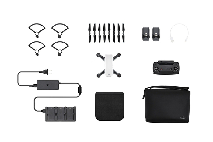 DJI SPARK-FLY-MORE-COMBO Spark Fly More Combo Spark Mini Quadcopter With Fly More Combo