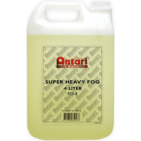 Antari Lighting & Effects FLY Fog Fluid Super Heavy Long Lasting Fog Fluid (Yellow Formula), 4L FLY-4
