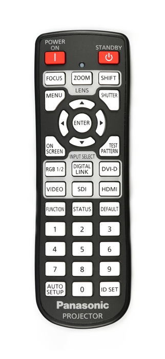 Panasonic HPR121198 Remote Control For PT-DW830ULK