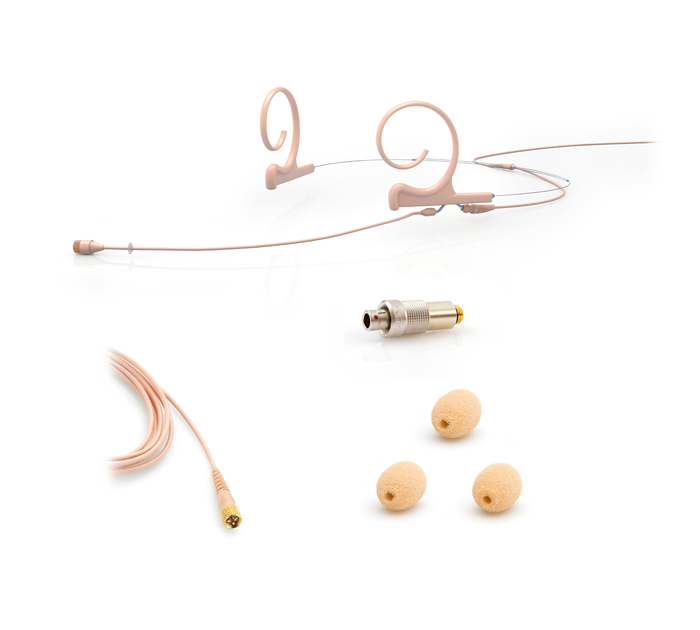 DPA 4266-OC-F-F03-LH 4266 Omni Flex Mic With 110mm Boom And LEMO3 Connector, Beige