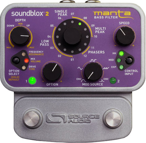 Source Audio SA223 Manta Bass Filter SoundBlox 2 Bass Envelope Filter Pedal