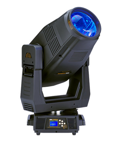 High End Systems SolaHyBeam 2000 600 Watt LED Moving Hybrid Fixture in Road Case with Color Mixing Flag System SOLAHYBEAM-2000