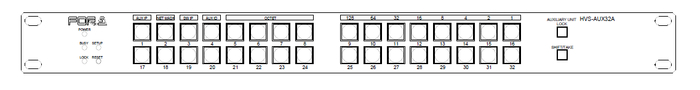 FOR-A Corporation HVS-AUX32A LAN Based 32x1 Aux Control Unit For HVS-100 And 110 Switchers