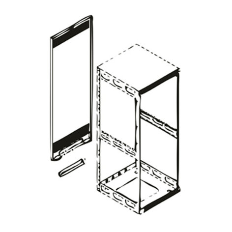 Middle Atlantic Products Rap 37 65", 37-Space Rear Access Panel for Model 5-37 Slim-5 Rack RAP-37