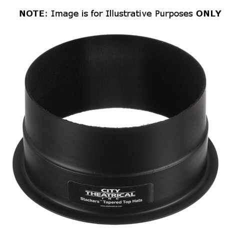 City Theatrical 2852 Stackers, 7 1/2", Short, Full Top Hat 2852