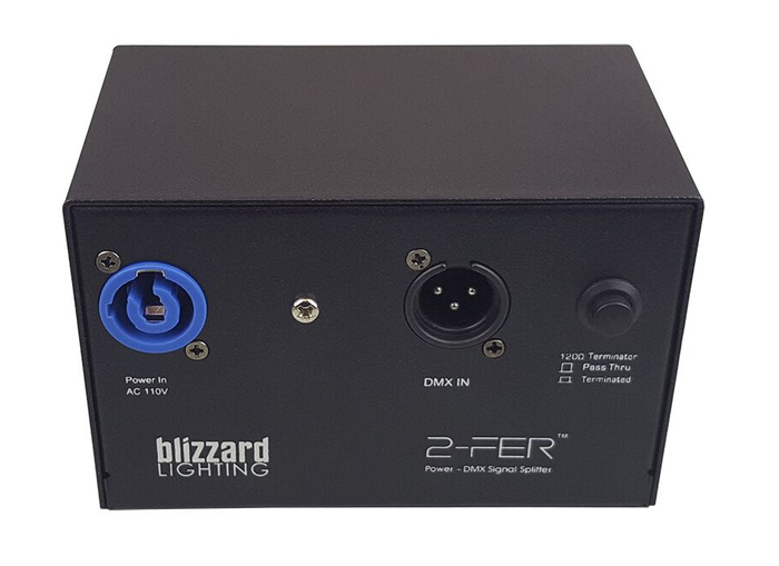 Blizzard 2-Fer 3Pin 2-Way Powercon And 2-Way 3-pin DMX Splitter