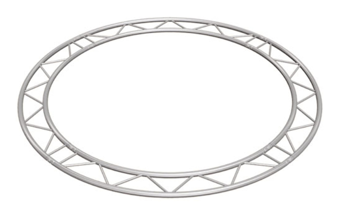 Global Truss IB-C2-H90 6.56' (2.0M) Horizontal I-Beam Circle, 4x90 DegreeArcs