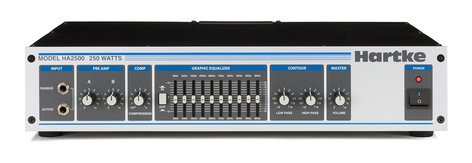 Hartke HA2500 250W Bass Amplifier Head HA2500