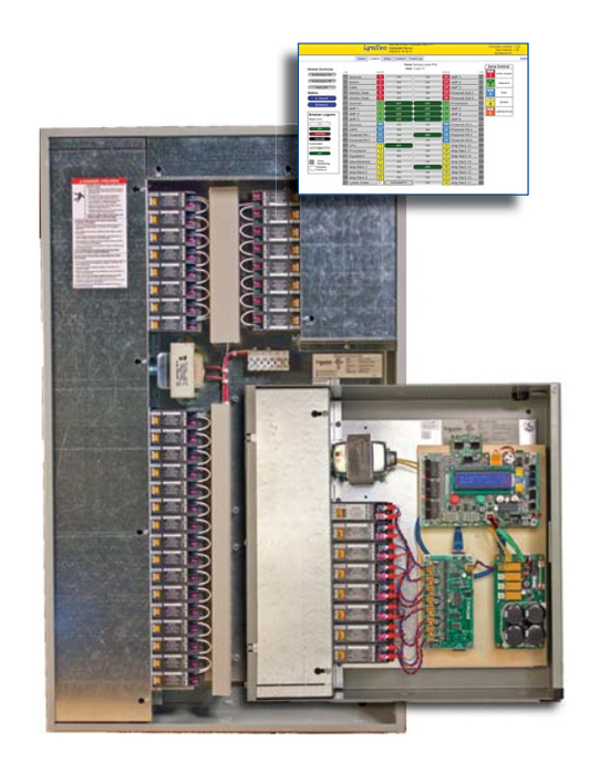 LynTec RPCR-16 RPC Relay Panel With 16 Single-Pole 20A Panasonic Relays