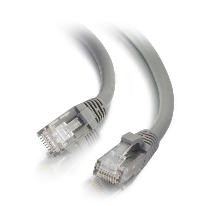 Cables To Go 03965 Cat6a Snagless Unshielded (UTP) Patch Cable Grey Ethernet Network Patch Cable, 2 Ft