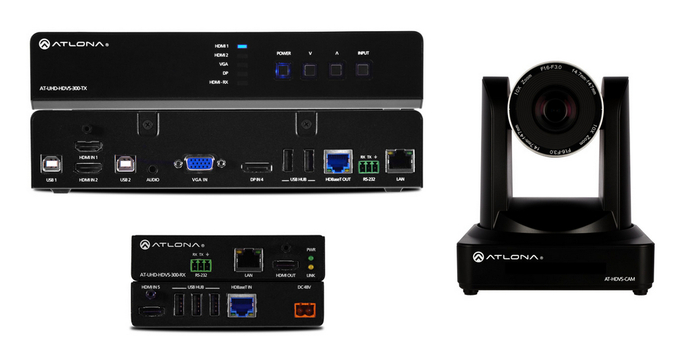 Atlona Technologies AT-UHD-HDVS-300-C-KIT Soft Codec Conferencing System With USB Camera