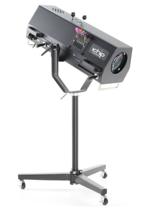 Phoebus Manufacturing Ichip Mystére 120V LED Followspot with Included Medium Duty Stand ICM-150/120