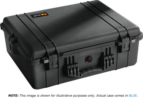 Pelican Cases 1600 Large Case with Interior Foam, Blue PC1600-BLUE
