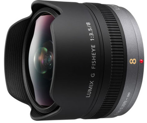 Panasonic H-F008 Lumix G Fisheye 8mm/F3.5 Lens HF008