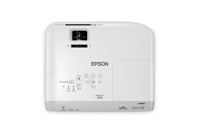 Epson PowerLite W39 3500 Lumens WXGA 3LCD Projector