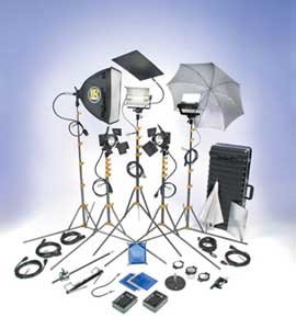 Lowel Light Mfg DVP-94LB DV PRO 44 Kit with Soft Case DVP-94LB